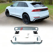 CONVERSION AERO BODY KIT for AUDI Q8 4M 2019 - 2023 UPGRADE to AUDI RSQ8 4M FACELIFT S-LINE 2024+



Set includes:

Front Lip
Rear Diffuser
Exhaust tips


Material: Plastic

Payment ►
Visa
Mastercard
PayPal with a credit card (add 4.4% at checkout)
Payoneer
Cryptocurrency
Shipment ►
By express DHL/UPS/TNT/FedEx
To the local international airport
Special line by air
Special line by the sea
To Europe and the UK by train

Please let us know which shipping option you prefer.


