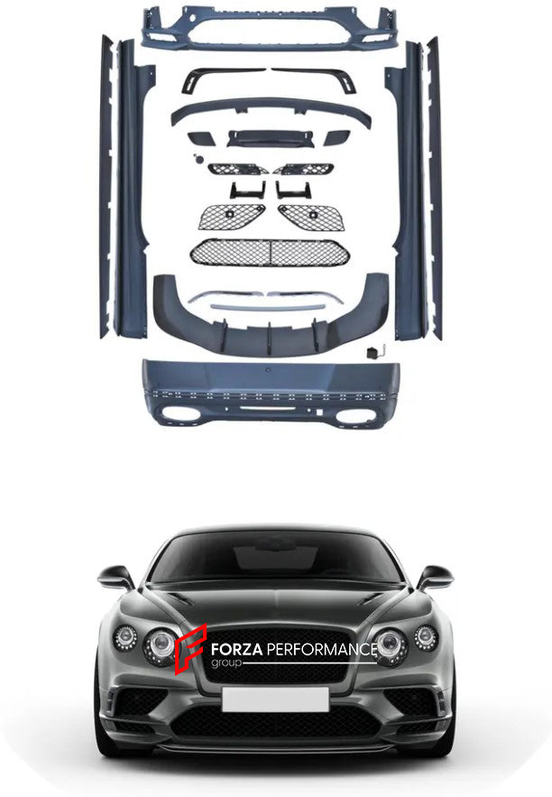 CONVERSION BODY KIT FOR BENTLEY CONTINENTAL GT 2012-2015 UPGRADE TO 2016-2018 BENTLEY CONTINENTAL SUPERSPORT