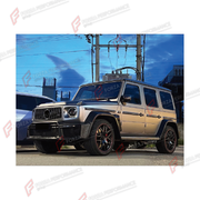CONVERSION BODY KIT for MERCEDES-BENZ G-CLASS W465 G63 2025+ UPGRADE to G-CLASS W465 G63 G450D G500 G550 2025+ FORZA PERFORMANCE custom fit BA
Set includes:

Front Lip
Front Bumper Assembly
Front Grille
License Plate
Front Fender Flares
Rear Fender Flares
Rear Diffuser
Rear Bumper Assembly
Material: Plastic

NOTE: Professional installation is required.