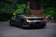 CONVERSION BODY KIT for FERRARI 488 SPIDER 2015+ upgrade to PISTA

Set includes:

Front Bumper
Carbon Front Lip
Carbon Hood/Bonnet
Carbon Side Skirts add-ons
Rear Bumper
Carbon Rear Diffuser
Rear Decklid Spoiler

Material: Dry Carbon Fiber