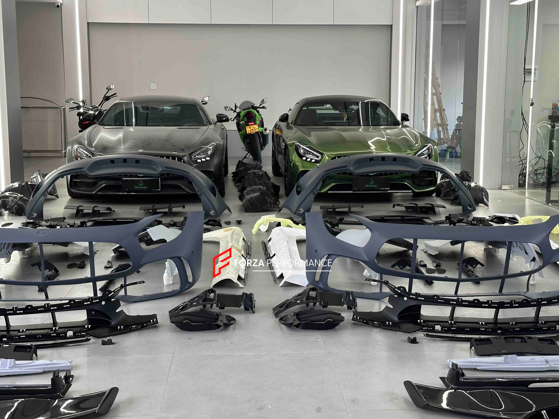 CONVERSION FOR MERCEDES BENZ AMG GT GTS C190 UPGRADE TO GTR 2015-2022