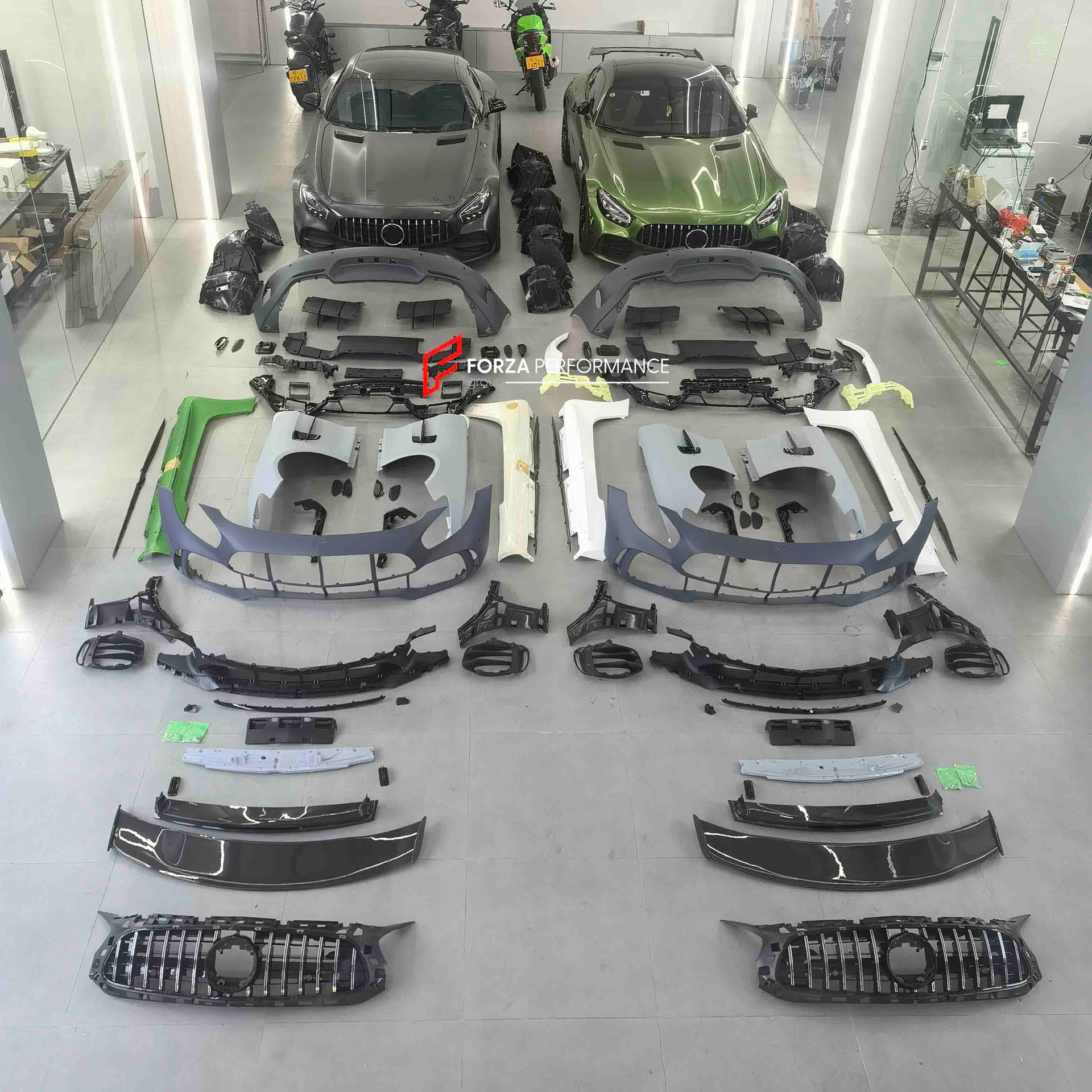 CONVERSION FOR MERCEDES BENZ AMG GT GTS C190 UPGRADE TO GTR 2015-2022