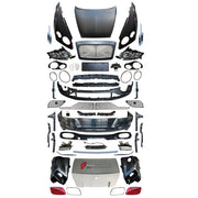 CONVERSION UPGRADE FACELIFT OLD TO NEW BODY KIT for Bentley Continental GT 2005 - 2012 to Continental GT 2019+
Set includes:

Front Bumper Assembly
Front Grille
License Plate
Hood Bonnet
Trunk Lid
Rear Bumper Assembly
Rear Diffuser
Exhaust Tips
Material: Plastic

NOTE: Professional installation is required.