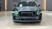 Conversion Body Kit for Bentley Flying Spur 2010 to 2020+  Set include:   Front lip Hood Center Grille Lower mesh Rear bumper Fenders Taillights Headlights Hood Material: Plastic 