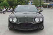 Conversion Body Kit for Bentley Flying Spur 2010 to 2020+  Set include:   Front lip Hood Center Grille Lower mesh Rear bumper Fenders Taillights Headlights Hood Material: Plastic 