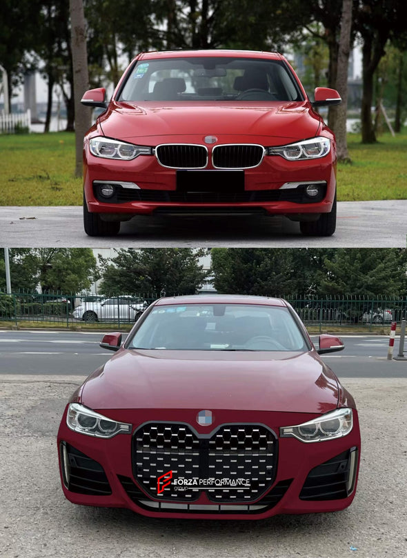 CONVERSION BODY KIT for BMW 3 SERIES F30 to M3 G80  Set include:    Front Bumper Front Grille Side Skirts Rear Bumper