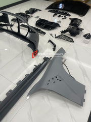 CONVERSION BODY KIT for BMW 4 SERIES G20 G22 G26 G23 to M4 G82 2020+  Set includes:  Front Bumper Assembly Front Grille Side Skirts Hood/Bonnet Rear Diffuser Rear Bumper Assembly