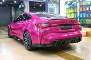 CONVERSION BODY KIT for BMW 4 SERIES G22 G23 2020 - 2024 UPGRADE to M4 G82 G83 2021 - 2024

Set includes:
Front Bumper Assembly
Front Grille
Hood Bonnet
Side Skirts
Rear Bumper Assembly
Exhaust Tips

Material: Plastic

NOTE: Professional installation is required.