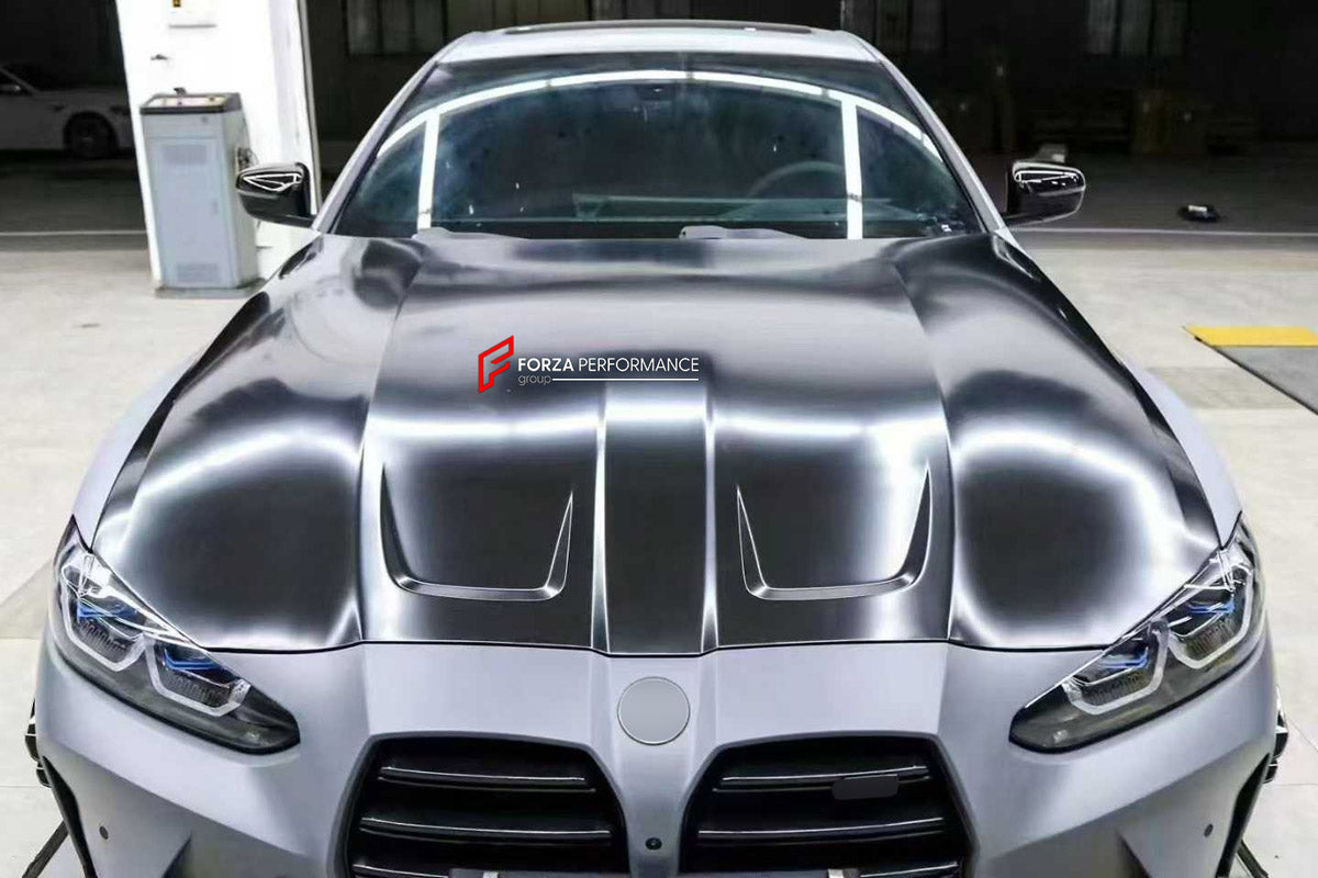 CONVERSION BODY KIT for BMW 4 SERIES G22 G23 2020 - 2024 UPGRADE to M4 G82 G83 2021 - 2024

Set includes:
Front Bumper Assembly
Front Grille
Hood Bonnet
Side Skirts
Rear Bumper Assembly
Exhaust Tips

Material: Plastic

NOTE: Professional installation is required.