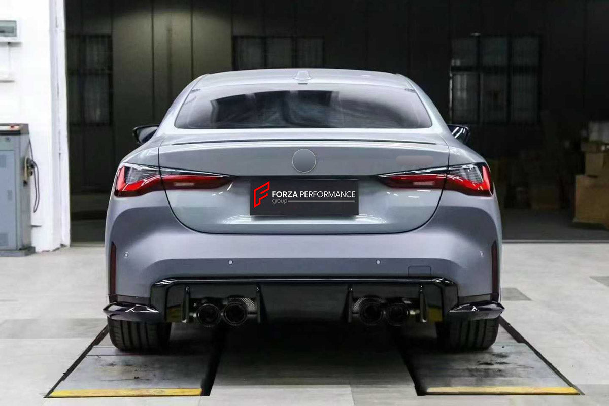 CONVERSION BODY KIT for BMW 4 SERIES G22 G23 2020 - 2024 UPGRADE to M4 G82 G83 2021 - 2024

Set includes:
Front Bumper Assembly
Front Grille
Hood Bonnet
Side Skirts
Rear Bumper Assembly
Exhaust Tips

Material: Plastic

NOTE: Professional installation is required.