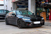 CONVERSION FRONT BUMPER AND FENDERS KIT for BMW 5 SERIES G30 G38 2016 - 2020 to M5 F90 LCI 2020+ UPGRADE FACELIFT

Set includes:

Front Bumper Assembly
Side Fenders

Material: Plastic, Aluminium

Note: Professional installation is required.