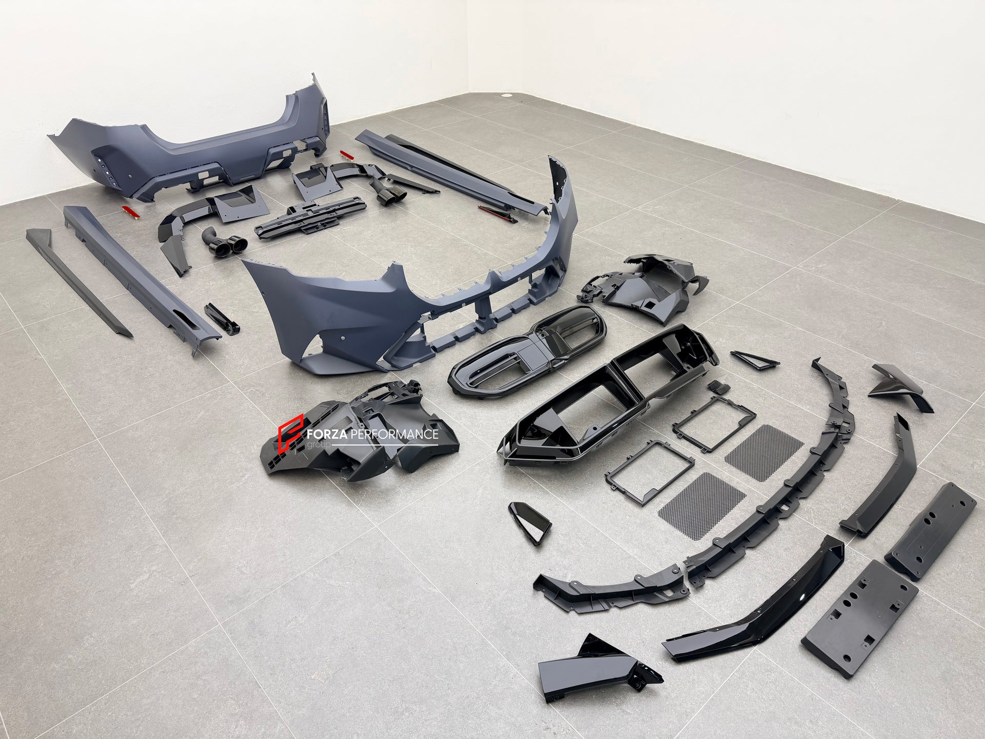 CONVERSION BODY KIT for BMW 5 SERIES G60 G68 2023+ UPGRADE to M5 G90 2024+



Set includes:

Front Bumper
Front Grille
Side Skirts

Rear Diffuser

Material: Plastic

Note: Professional installation is required.

Contact us for pricing.

Why “Contact Us for Pricing”?

We don’t display fixed prices because our goal is to offer you the most competitive deal possible. Product costs often decrease over time, and by requesting a quote, you’ll receive our most up-to-date price on market.

SECURED PAYMENT METHODS&n