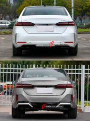 CONVERSION BODY KIT for BMW 5 SERIES G60 G68 2024+ UPGRADE to M TECH


Set includes:
Front Bumper Assembly
Side Skirts
Rear Bumper Assembly
Rear Diffuser

Material: Plastic + Aluminum + Stainless steel

Note: Professional installation is required