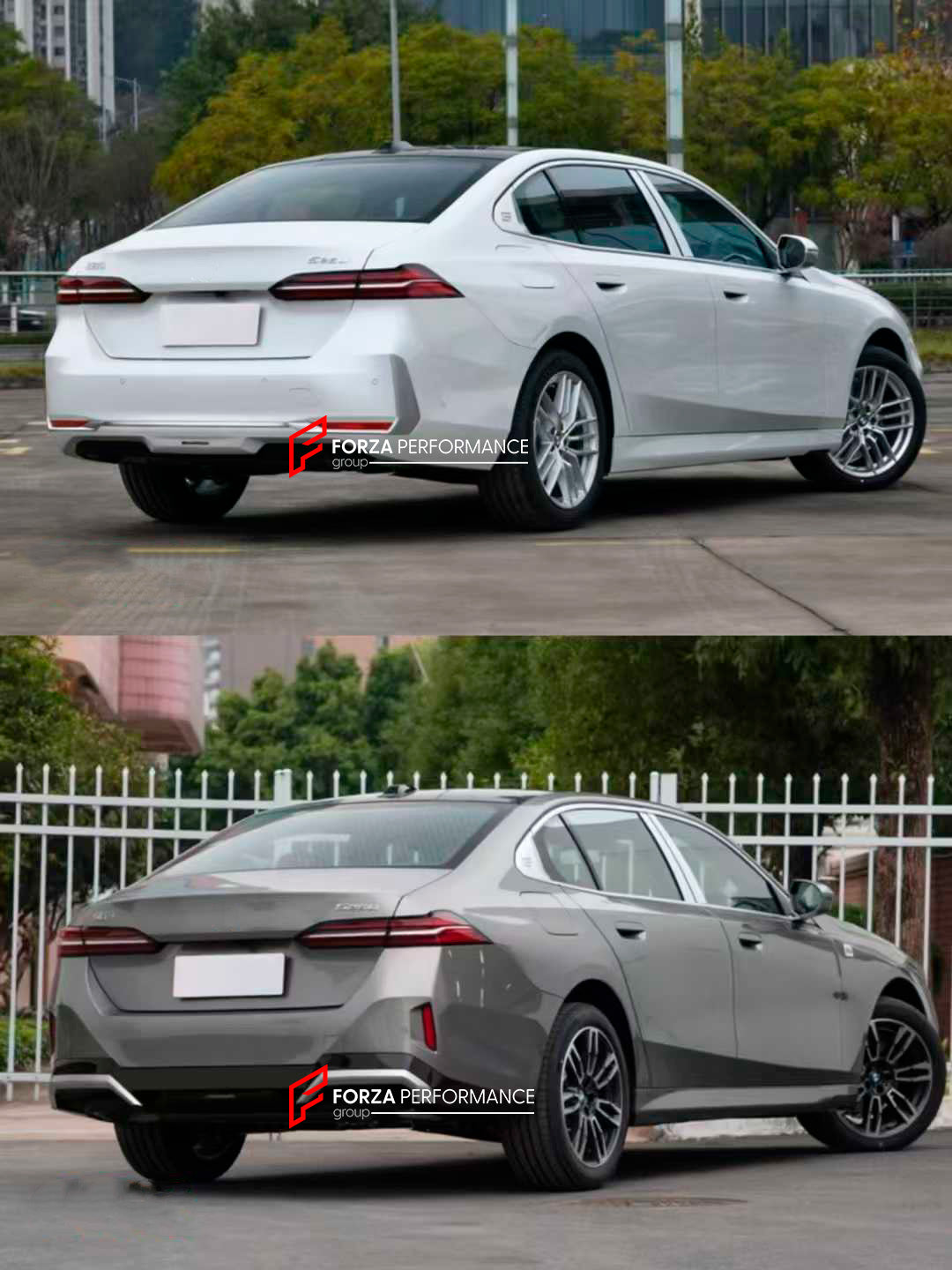CONVERSION BODY KIT for BMW 5 SERIES G60 G68 2024+ UPGRADE to M TECH


Set includes:
Front Bumper Assembly
Side Skirts
Rear Bumper Assembly
Rear Diffuser

Material: Plastic + Aluminum + Stainless steel

Note: Professional installation is required