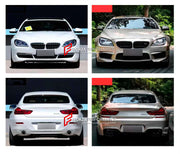 CONVERSION BODY KIT for BMW 6 SERIES F06 2011 - 2015 UPGRADE to M6 F06 2012 - 2015

Set includes:

Front Lip
Front Bumper Assembly
Front Grille
Front Fenders
Side Skirts
Rear Bumper Assembly
Rear Diffuser

Material: Plastic

NOTE: Professional installation is required

Payment ►

Visa

Mastercard

PayPal with a credit card (add 4.4% at checkout)
Payoneer
Cryptocurrency
Shipment ►
By express DHL/UPS/TNT/FedEx
To the local international airport
Special line by air
Special line by the sea
To Europe and the UK 