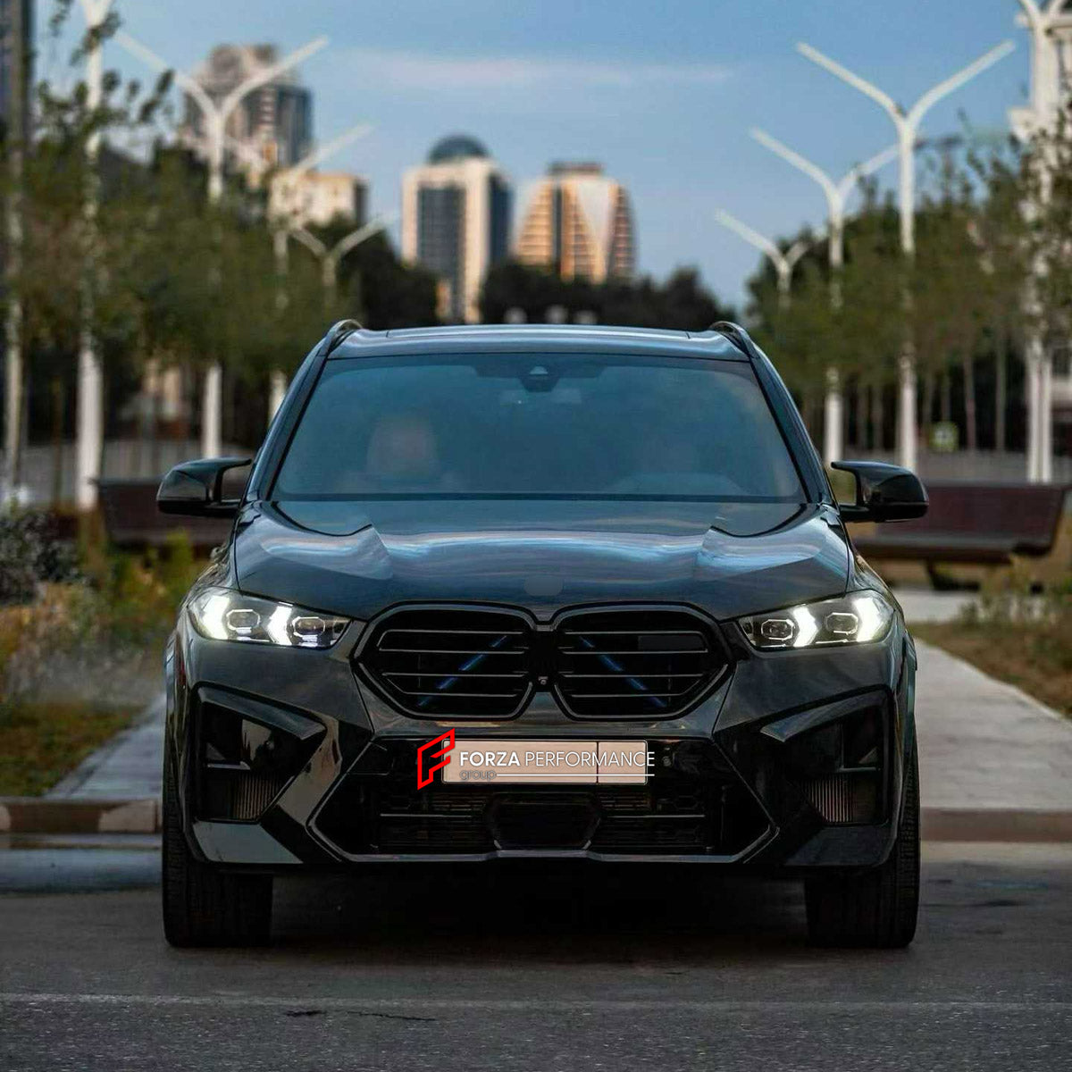 CONVERSION BODY KIT for BMW X5 G05 LCI 2023+ UPGRADE to X5M F95 LCI 2023+

Set includes:
Front Bumper Assembly
Front Grille
Fender Flares
Rear Bumper Assembly
Rear Diffuser
Exhaust Tips

Material: Plastic

NOTE: Professional installation is required.