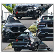 CONVERSION BODY KIT for BMW X5 G05 LCI 2023+ UPGRADE to X5M F95 LCI 2023+

Set includes:
Front Bumper Assembly
Front Grille
Fender Flares
Rear Bumper Assembly
Rear Diffuser
Exhaust Tips

Material: Plastic

NOTE: Professional installation is required.