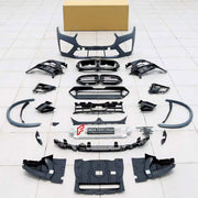 CONVERSION BODY KIT for BMW X5 G05 LCI 2023+ UPGRADE to X5M F95 LCI 2023+ FORZA PERFORMANCE custom fit AN Style

Set includes:
Front Bumper Assembly
Front Grille
Fender Flares
Side Skirts
Rear Bumper Assembly
Rear Diffuser
Exhaust Tips

Material: Plastic

NOTE: Professional installation is required.