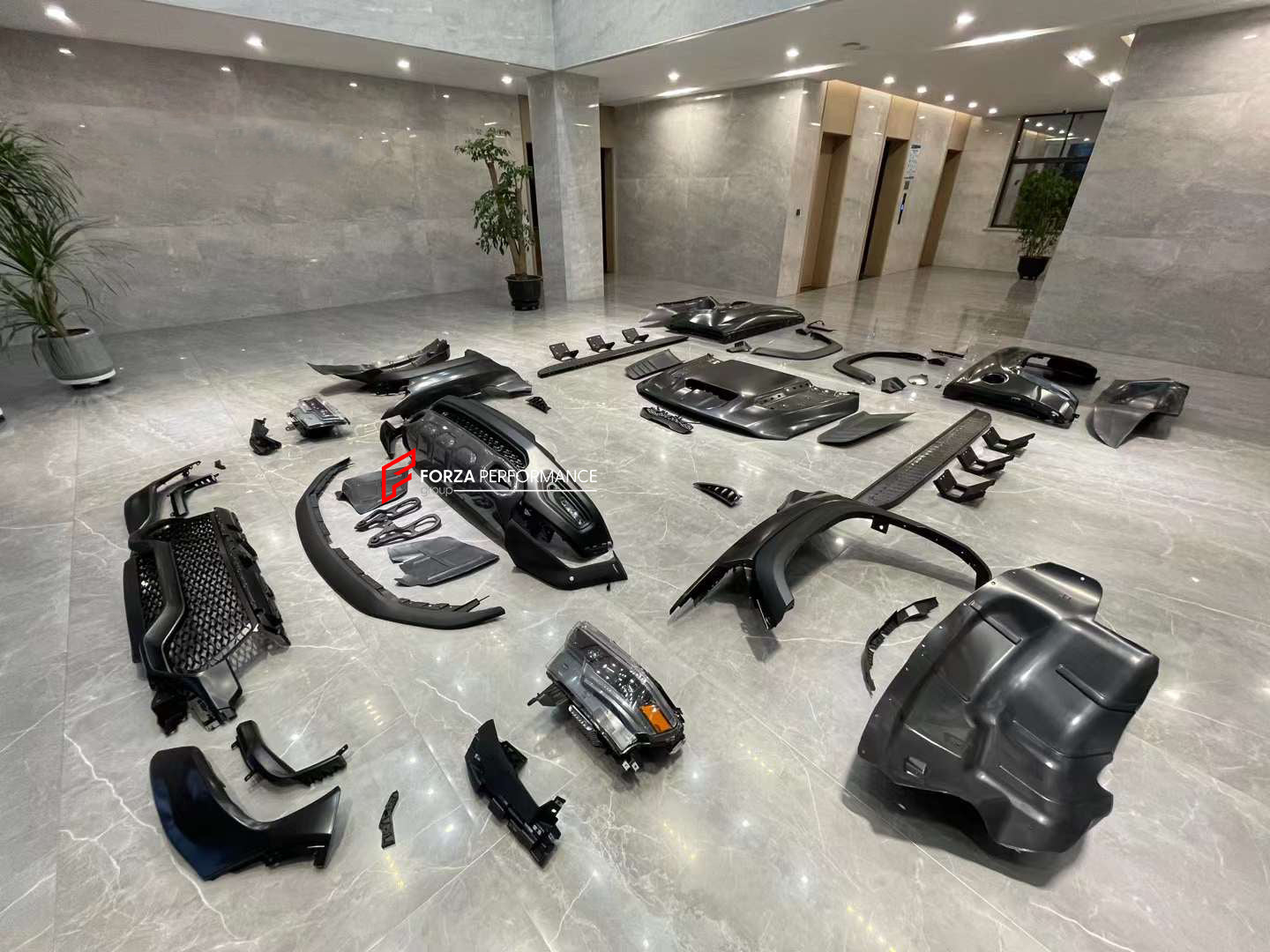 KIT DE CARROCERÍA DE CONVERSIÓN PARA ACTUALIZACIÓN DE DODGE RAM 1500 A RAM TRX