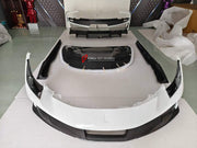 CONVERSION BODY KIT for FERRARI 296 GTB GTS 2022+ UPGRADE to 296 SPECIALE 2025+ FORZA PERFORMANCE custom fit SP Track Edition Style

Set includes:
Front Bumper Assembly
Hood Bonnet
Side Skirts
Rear Bumper Assembly
Rear Diffuser

Material: Plastic

NOTE: Professional installation is required.