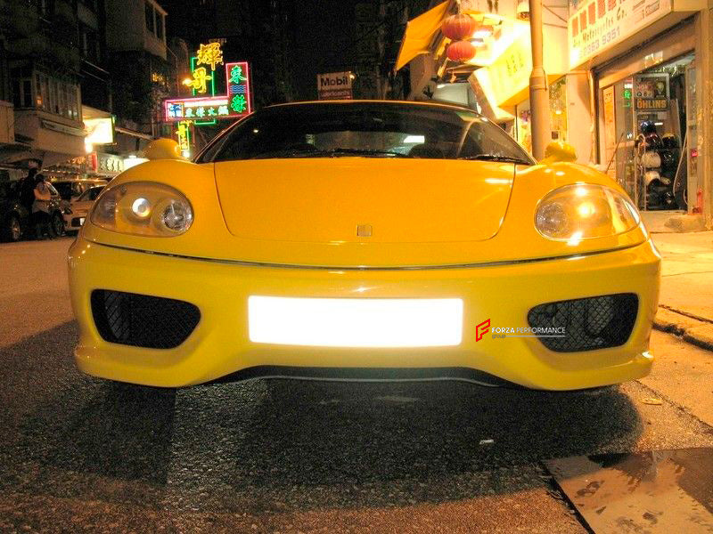 CONVERSION BODY KIT for FERRARI 360 MODENA SPIDER 1999 - 2005 upgrade to CHALLENGE STRADALE

Set includes:

Front Bumper
Rear Bumper

Material: Fiberglass

NOTE: Professional installation is required.

Why “Contact Us for Pricing”?

We don’t display fixed prices because our goal is to offer you the most competitive deal possible. Product costs often decrease over time, and by requesting a quote, you’ll receive our most up-to-date price on market.

SECURED PAYMENT METHODS&nbsp;
PayPal (+4.4% fee)
Visa / Mast