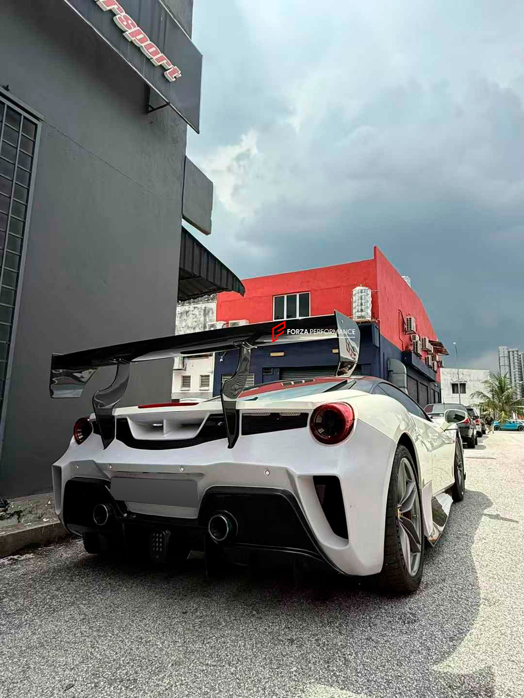CONVERSION UPGRADE DRY CARBON BODY KIT for FERRARI 488 2015 - 2020 UPGRADE to 488 CHALLENGE EVO FACELIFT

Set includes:

Front Lip
Front Bumper
Front Bumper Canards
Hood / Bonnet
Side Skirts
Rear Spoiler
Rear Bumper
Rear Diffuser
Exhaust Tips

Material: Dry Carbon

Note: Professional installation is required.

Payment ►
Visa
Mastercard
PayPal with a credit card (add 4.4% at checkout)
Payoneer
Cryptocurrency
Shipment ►
By express DHL/UPS/TNT/FedEx
To the local international airport
Special line by air
Specia