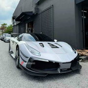 CONVERSION UPGRADE DRY CARBON BODY KIT for FERRARI 488 2015 - 2020 UPGRADE to 488 CHALLENGE EVO FACELIFT

Set includes:

Front Lip
Front Bumper
Front Bumper Canards
Hood / Bonnet
Side Skirts
Rear Spoiler
Rear Bumper
Rear Diffuser
Exhaust Tips

Material: Dry Carbon

Note: Professional installation is required.

Payment ►
Visa
Mastercard
PayPal with a credit card (add 4.4% at checkout)
Payoneer
Cryptocurrency
Shipment ►
By express DHL/UPS/TNT/FedEx
To the local international airport
Special line by air
Specia