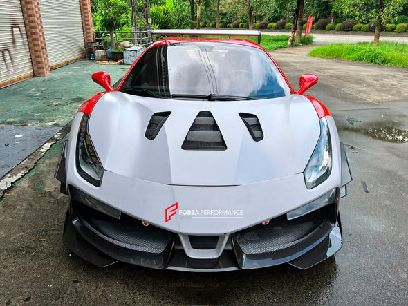 CONVERSION BODY KIT for FERRARI 488 to 488 CHALLENGE EVO

Set includes:

Front Bumper
Hood
Side Skirts
Rear Bumper
Rear Spoiler

Material: Plastic

Note: Professional installation is required.

Payment ►
Visa
Mastercard
PayPal with a credit card (add 4.4% at checkout)
Payoneer
Cryptocurrency
Shipment ►
By express DHL/UPS/TNT/FedEx
To the local international airport
Special line by air
Special line by the sea
To Europe and the UK by train

Please let us know which shipping option you prefer.