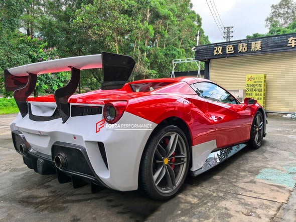 CONVERSION BODY KIT for FERRARI 488 to 488 CHALLENGE EVO

Set includes:

Front Bumper
Hood
Side Skirts
Rear Bumper
Rear Spoiler

Material: Plastic

Note: Professional installation is required.

Payment ►
Visa
Mastercard
PayPal with a credit card (add 4.4% at checkout)
Payoneer
Cryptocurrency
Shipment ►
By express DHL/UPS/TNT/FedEx
To the local international airport
Special line by air
Special line by the sea
To Europe and the UK by train

Please let us know which shipping option you prefer.