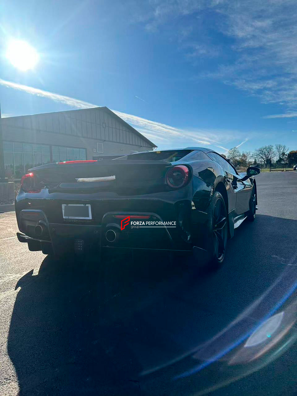 Conversion body kit Ferrari 488 Pista for Ferrari 488 2015+

Set include:

Front bumper
Carbon front lip 
Carbon hood/bonnet
Carbon side skirts add-ons
Rear bumper
Carbon rear diffuser
Rear decklid spoiler
Material: Autoclaved fiberglass and dry carbon fiber

Note: Professional installation is required

Production time: 14 Days