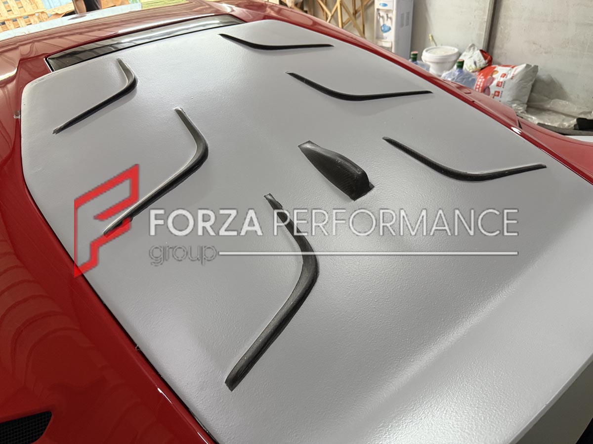 CONVERSION BODY KIT for FERRARI 812 upgrade to 812 COMPETIZIONE

Set includes:

Front Bumper
Hood
Front Fenders
Side Skirts
Rear Bumper
Rear Wing Spoiler
Rear Trunk

Rear Diffuser