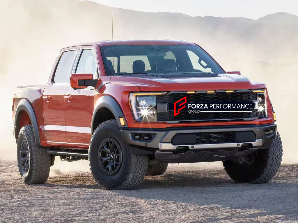 CONVERSION BODY KIT for FORD F150 2021 - 2024 UPGRADE to FORD F150 RAPTOR FACELIFT

Set includes:

Front Bumper Assembly
Hood/Bonnet
Front Wide Fenders
Wheel Arches
Side Steps
Rear Fender Flares
Rear Trunk Panels
Rear Wide Fenders
Rear Diffuser
Rear Bumper

Material: Stainless Steel, Aluminium, Plastic

NOTE: Professional installation is required.&nbsp;

Each part can be sent separately. If you need, please contact us.

Payment ►
Visa
Mastercard
PayPal with a credit card (add 4.4% at checkout)
Payoneer
Cryp