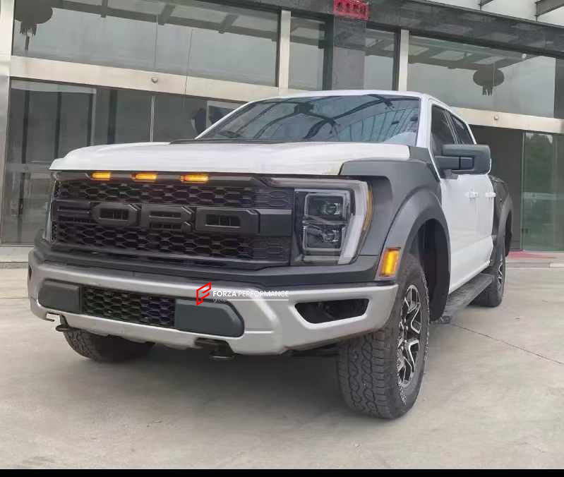 CONVERSION BODY KIT for FORD F150 2021 - 2024 UPGRADE to FORD F150 RAPTOR FACELIFT

Set includes:

Front Bumper Assembly
Hood/Bonnet
Front Wide Fenders
Wheel Arches
Side Steps
Rear Fender Flares
Rear Trunk Panels
Rear Wide Fenders
Rear Diffuser
Rear Bumper

Material: Stainless Steel, Aluminium, Plastic

NOTE: Professional installation is required.&nbsp;

Each part can be sent separately. If you need, please contact us.

Payment ►
Visa
Mastercard
PayPal with a credit card (add 4.4% at checkout)
Payoneer
Cryp