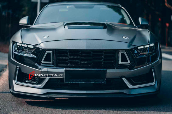 CONVERSION BODY KIT for FORD MUSTANG S550 2015 - 2023 UPGRADE to S650 DARK HORSE 2024

Set includes:

Front Bumper
LED Headlights
Hood (Aluminum)
Fenders (Aluminum)
Tail Lights
Rear Bumper
Rear Diffuser

Material: Plastic

NOTE: Professional installation is required.

Payment ►
Visa

Mastercard

PayPal with a credit card (add 4.4% at checkout)
Payoneer
Cryptocurrency
Shipment ►
By express DHL/UPS/TNT/FedEx
To the local international airport
Special line by air
Special line by the sea
To Europe and the UK by