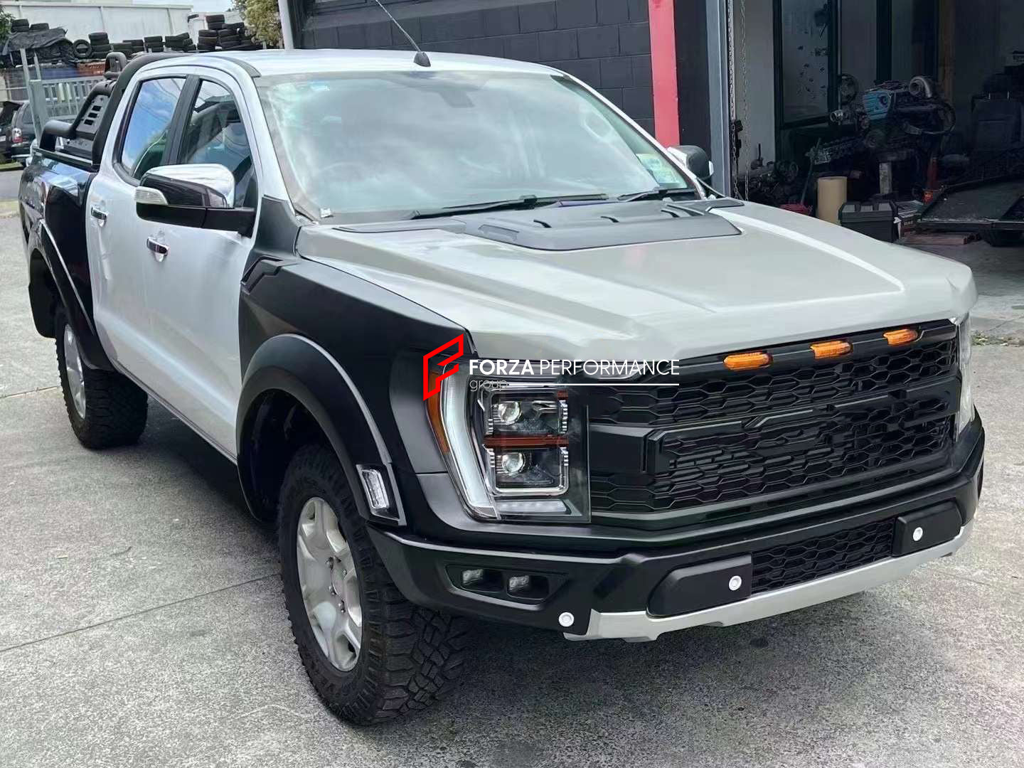 CONVERSION BODY KIT for FORD RANGER 2012 - 2021 to F-150 RAPTOR 2021 ...