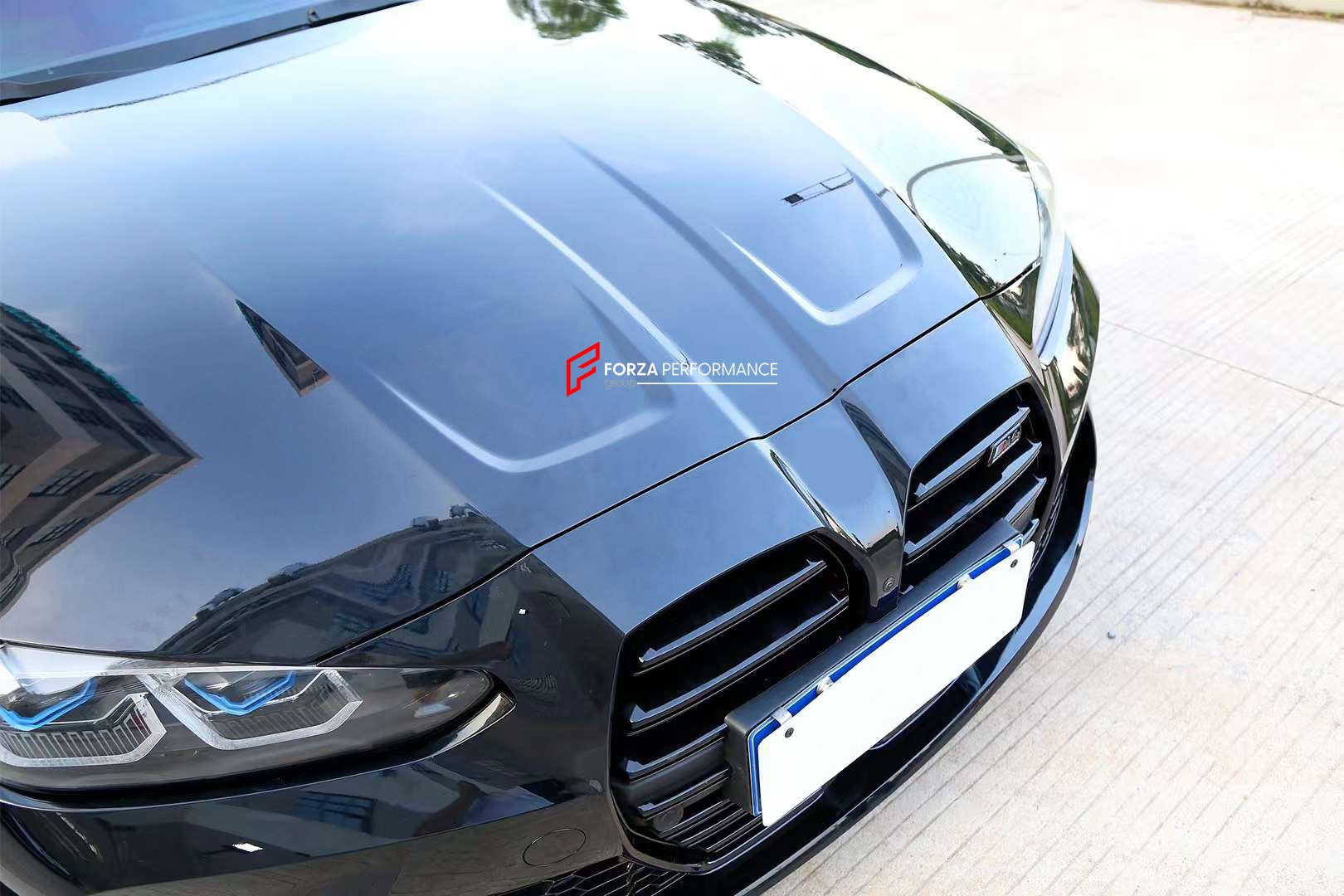 CONVERSION BODY KIT for BMW 4 SERIES G20 G22 G26 G23 to M4 G82 2020+  Set includes:  Front Bumper Assembly Front Grille Side Skirts Hood/Bonnet Rear Diffuser Rear Bumper Assembly