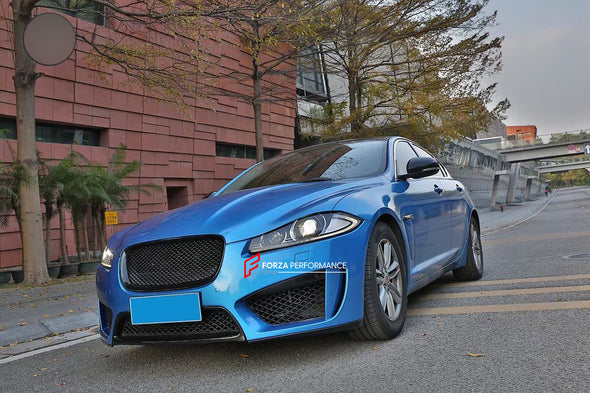 CONVERSION BODY KIT for JAGUAR XF 2012 - 2015 to XFR-S  Set includes:  Front Bumper Rear Diffuser Front Lip Exhaust Tips Front Bumper Air Vents