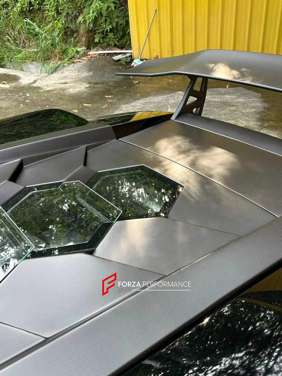 CONVERSION BODY KIT for LAMBORGHINI MURCIELAGO FACELIFT LP640 2006 - 2010 UPGRADE to LP670-4 SV 2009 - 2010 FORZA PERFORMANCE custom fit SV Style

Set includes:
Front Lip
Headlights
Side Skirts
Rear Spoiler Wing
Engine Cover
Rear Diffuser

Material: Plastic

NOTE: Professional installation is required.