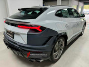 CONVERSION BODY KIT for LAMBORGHINI URUS 2018 - 2022 upgrade to PERFORMANTE

Set includes:

Front Lip
Front Bumper Assembly
Hood
Fender Flares
Side Mirror Covers
Side Skirts
Rear Trunk Spoiler
Roof Spoiler
Rear Bumper Asembly
Rear Diffuser
Interior Covers
Interior Trims

Material: Plastic + Carbon

Note: Professional installation is required.