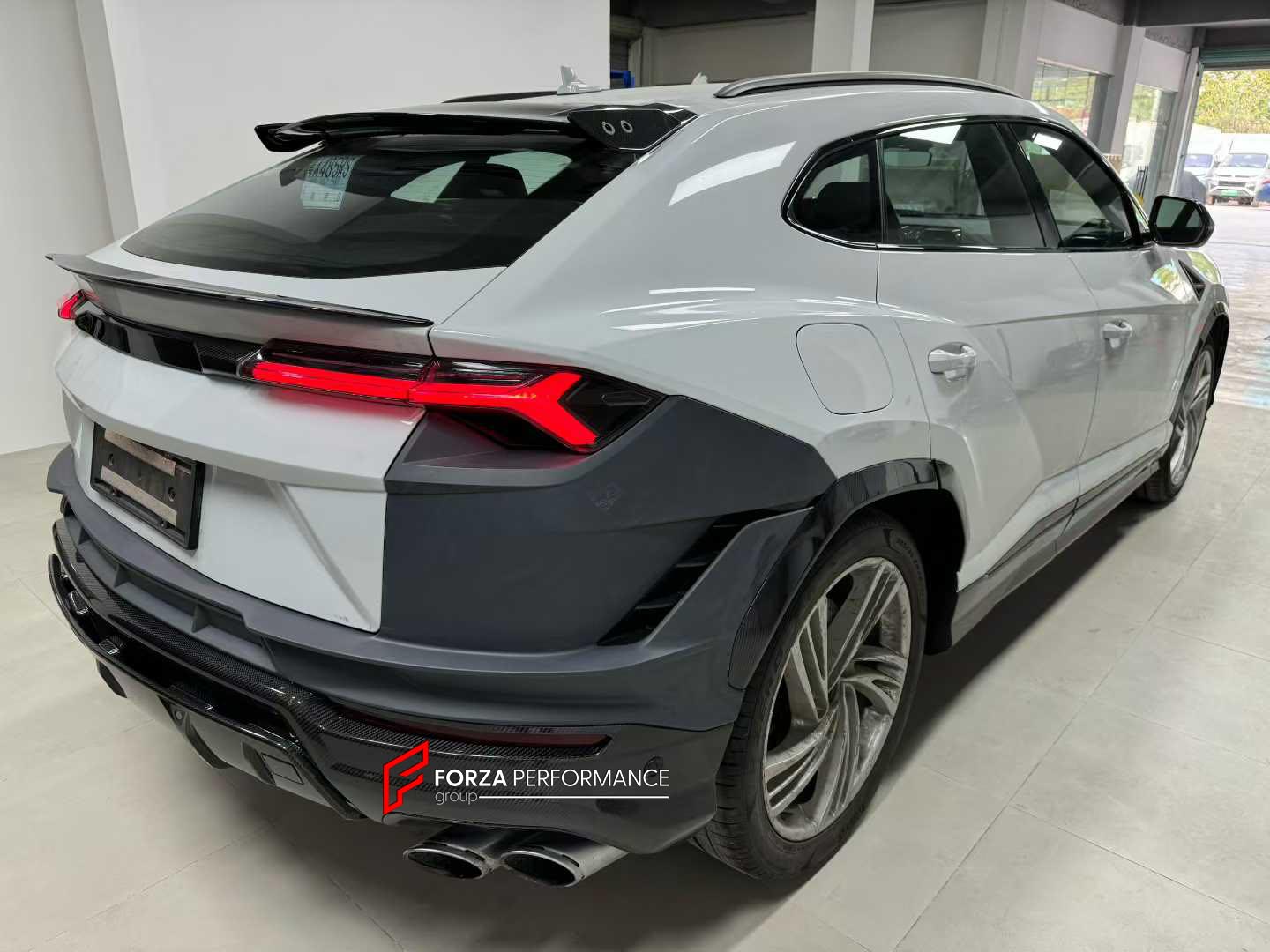 CONVERSION BODY KIT for LAMBORGHINI URUS 2018 - 2022 upgrade to PERFORMANTE

Set includes:

Front Lip
Front Bumper Assembly
Hood
Fender Flares
Side Mirror Covers
Side Skirts
Rear Trunk Spoiler
Roof Spoiler
Rear Bumper Asembly
Rear Diffuser
Interior Covers
Interior Trims

Material: Plastic + Carbon

Note: Professional installation is required.