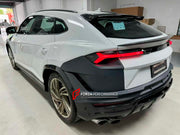 CONVERSION BODY KIT for LAMBORGHINI URUS 2018 - 2022 upgrade to PERFORMANTE

Set includes:

Front Lip
Front Bumper Assembly
Hood
Fender Flares
Side Mirror Covers
Side Skirts
Rear Trunk Spoiler
Roof Spoiler
Rear Bumper Asembly
Rear Diffuser
Interior Covers
Interior Trims

Material: Plastic + Carbon

Note: Professional installation is required.