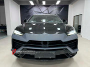 CONVERSION BODY KIT for LAMBORGHINI URUS 2018 - 2022 upgrade to PERFORMANTE

Set includes:

Front Lip
Front Bumper Assembly
Hood
Fender Flares
Side Mirror Covers
Side Skirts
Rear Trunk Spoiler
Roof Spoiler
Rear Bumper Asembly
Rear Diffuser
Interior Covers
Interior Trims

Material: Plastic + Carbon

Note: Professional installation is required.