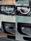 CONVERSION UPGRADE FACELIFT OLD TO NEW BODY KIT for Land Rover Defender L663 2020 - 2025 to Defender L663 Facelift 2026+
Set includes:

Front Headlights
Front Bumper Add ons
Front Hood Trims
Front Fender Vents
Rear Tail Lights Covers
Rear Bumper Add ons
Material: Plastic

NOTE: Professional installation is required.