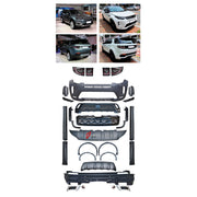 CONVERSION UPGRADE FACELIFT OLD TO NEW BODY KIT for Land Rover Discovery Sport 2013 - 2019 to Discovery Sport 2020+
Set includes:

Front Lip
Front Bumper Assembly
Front Grille
Side Skirts
Rear Bumper Assembly
Rear Diffuser
Exhaust Tips
Material: Plastic

NOTE: Professional installation is required.