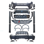 CONVERSION UPGRADE FACELIFT OLD TO NEW BODY KIT for Land Rover Discovery Sport 2013 - 2019 to Discovery Sport 2020+
Set includes:

Front Lip
Front Bumper Assembly
Front Grille
Side Skirts
Rear Bumper Assembly
Rear Diffuser
Exhaust Tips
Material: Plastic

NOTE: Professional installation is required.