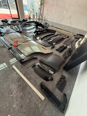 CONVERSION BODY KIT for LAND ROVER RANGE ROVER L405 2012 - 2021 UPGRADE to RANGE ROVER L460 2021+

Set includes:
Front Lip
Front Bumper Assembly
Front Grille
Headlights
Hood Bonnet
Front Fenders
Door Panels
Body Side Door Moldings
Side Skirts
Rear Fenders
Trunk Lid
Rear Bumper Assembly
Rear Diffuser

Material: Plastic

NOTE: Professional installation is required.