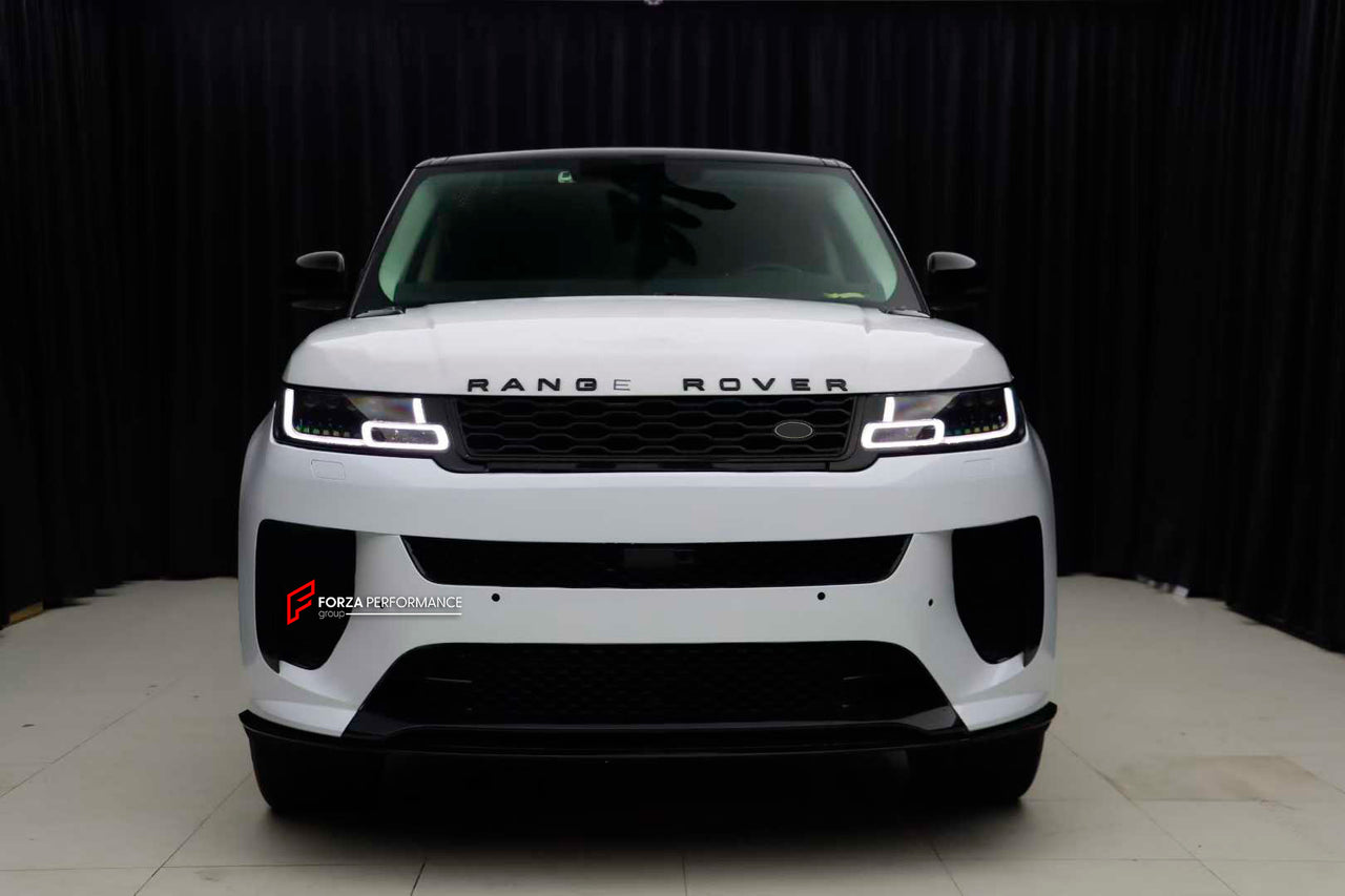 CONVERSION BODY KIT for LAND ROVER RANGE ROVER SPORT L494 2013 - 2022 upgrade to L461 SV STYLE

Set includes:


Front Lip
Front Bumper Assembly

Front Grille
Headlights
Front Fenders

Material: Plastic, Aluminium

Note: Professional installation is required.