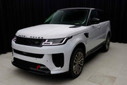 CONVERSION BODY KIT for LAND ROVER RANGE ROVER SPORT L494 2013 - 2022 upgrade to L461 SV STYLE

Set includes:


Front Lip
Front Bumper Assembly

Front Grille
Headlights
Front Fenders

Material: Plastic, Aluminium

Note: Professional installation is required.