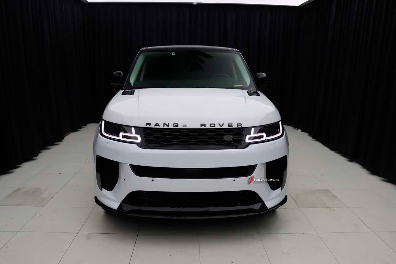 CONVERSION BODY KIT for LAND ROVER RANGE ROVER SPORT L494 2013 - 2022 upgrade to L461 SV STYLE

Set includes:


Front Lip
Front Bumper Assembly

Front Grille
Headlights
Front Fenders

Material: Plastic, Aluminium

Note: Professional installation is required.