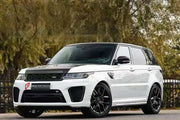 CONVERSION BODY KIT for LAND ROVER RANGE ROVER SPORT L494 2013 - 2018 UPGRADE to SVR L494 FACELIFT 2017 - 2022 FORZA PERFORMANCE custom fit SVR Style

Set includes:
Front Bumper Assembly
Front Grille
Headlights
Front Fenders
Side Skirts
Tail Lights
Rear Bumper Assembly
Exhaust Tips

Material: Plastic

NOTE: Professional installation is required.